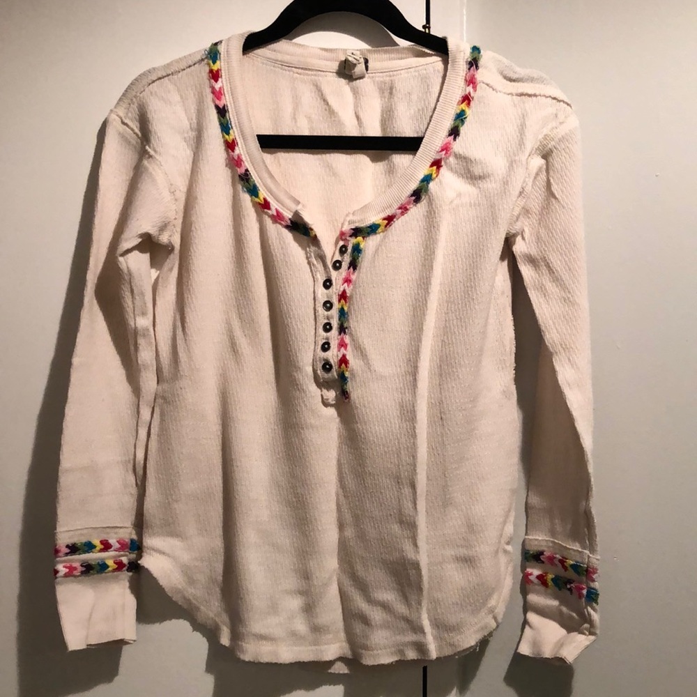 Free People Thermal Henley